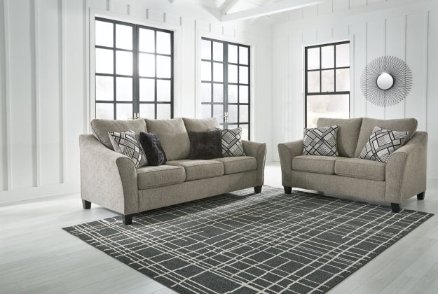 SOFA AND LOVESEAT 8690438/35-ASH