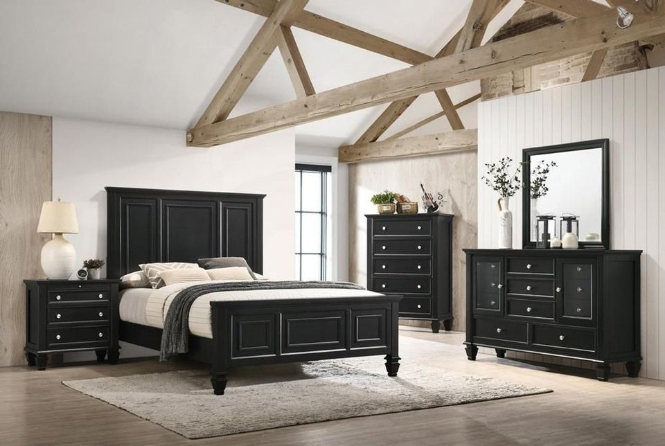 4PCS QUEEN BEDROOM SET /201301Q-S4-COA
