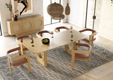Load image into Gallery viewer, MODERN WHITE OAK DINING TABLE 5351-VIG