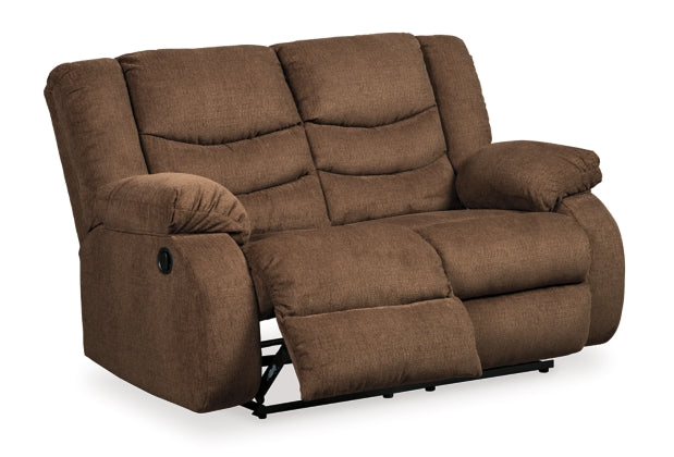 RECLINING SOFA AND LOVESEAT 9860588/86-ASH