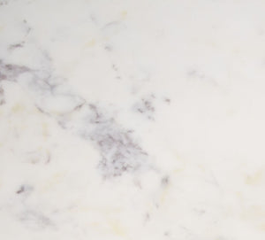WHITE MARBLE & MANGO RECTANGULAR DINING TABLE 1200-VIG