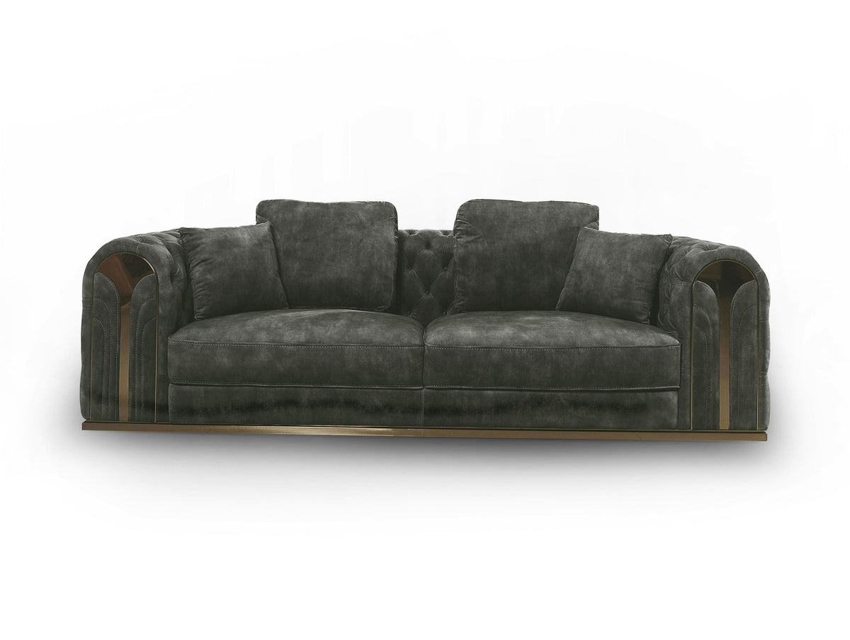 SOFA TRANSITIONAL VELVET 9368-VIG