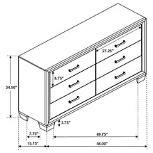Load image into Gallery viewer, 4PCS QUEEN BEDROOM SET /205321Q-S4-COA