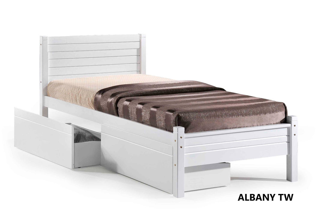 TWIN BED FRAME + TWIN MATTRESS ALBANY-CBF