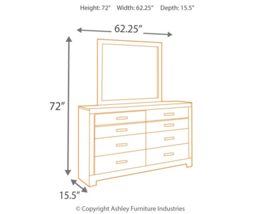 5PCS QUEEN BEDROOM B070B1/57/46/92-ASH