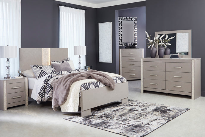 5Pcs QUEEN BEDROOM SET B1145 ASH