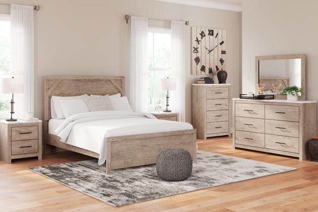 5PCS QUEEN BEDROOM B1191B2/B1/44/92-ASH