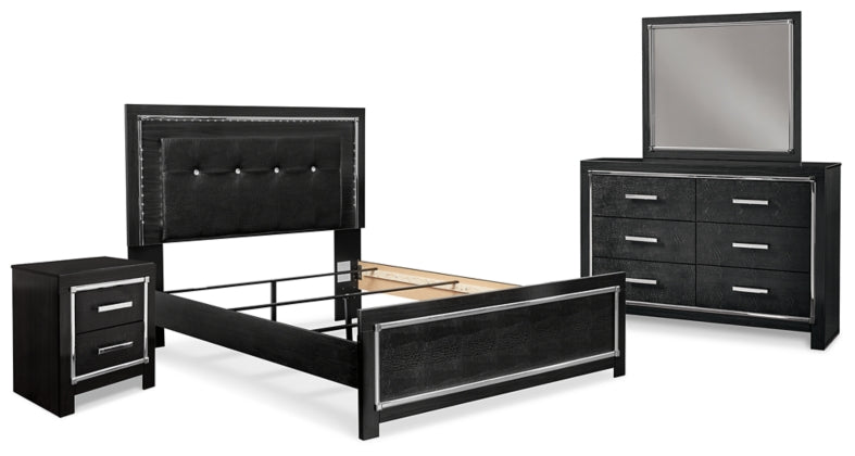 4PCS QUEEN BEDROOM B1420B2/B1/92-ASH