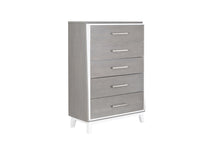 Load image into Gallery viewer, 5 DRAWERS CHEST-WHITE/GRAY NCH-ZEPHYR