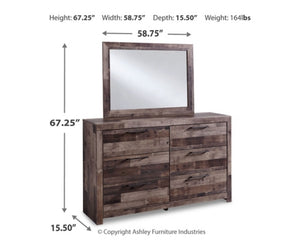 4PCS QUEEN BEDROOM B200B6/B1/92-ASH