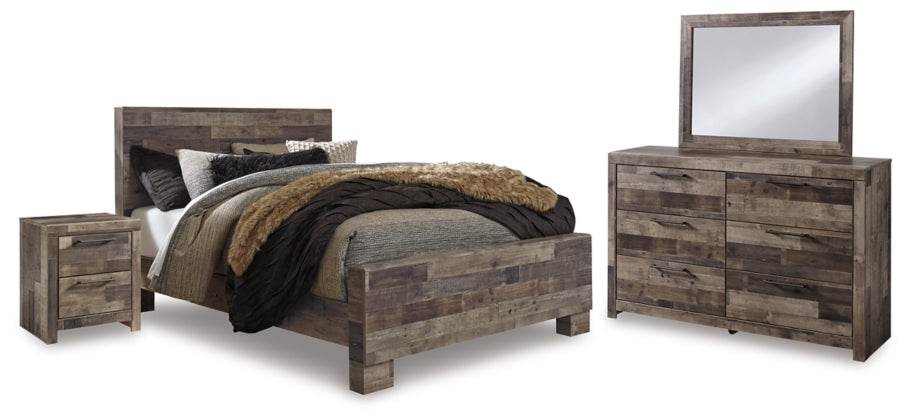 4PCS QUEEN BEDROOM B200B6/B1/92-ASH