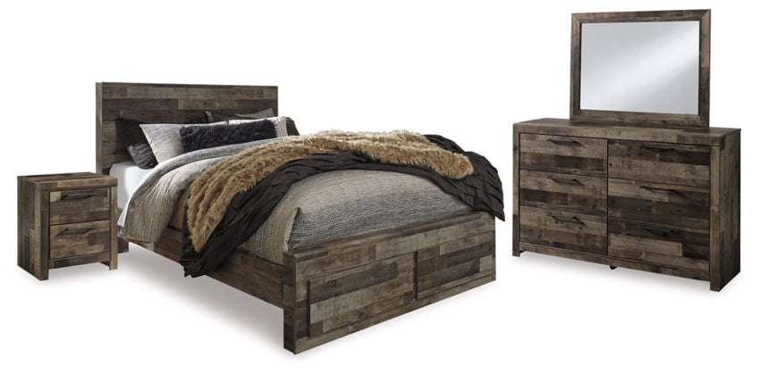 4PCS QUEEN BEDROOM B200B13/B1/92-ASH