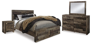 4PCS QUEEN BEDROOM B200B13/B1/92-ASH
