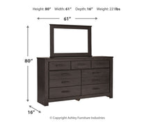 Load image into Gallery viewer, 5PCS QUEEN BEDROOM B249-67/92(2)/B1-ASH