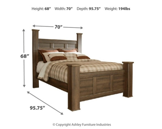 4PCS QUEEN BEDROOM B251-67/B1/92-ASH