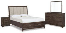 Load image into Gallery viewer, 4PCS QUEEN BEDROOM B497B2/B1/93-ASH