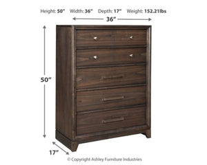 5PCS QUEEN BEDROOM B497-46/93/B1/B2-ASH