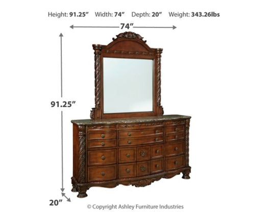 5PCS QUEEN BEDROOM B553-193/46/35/24-ASH