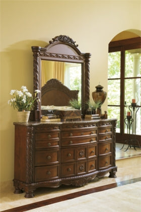 5PCS QUEEN BEDROOM B553-193/46/35/24-ASH