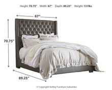 Load image into Gallery viewer, 5PCS QUEEN BEDROOM B650B13/B7/46/93-ASH