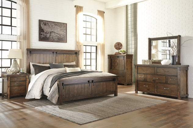 5PCS QUEEN BEDROOM B718-46/93/B1-ASH