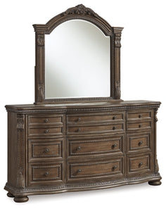 5PCS QUEEN BEDROOM B803B2/B1/46/92-ASH