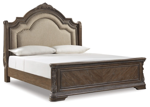 5PCS QUEEN BEDROOM B803B2/B1/46/92-ASH