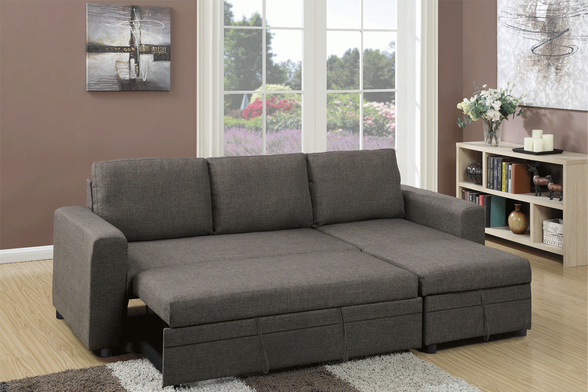 2-Pcs Sectional Set f6574 Pou