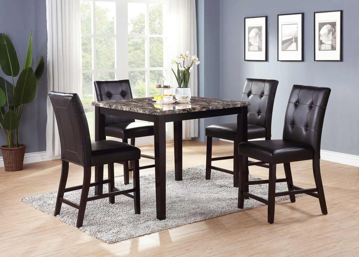 High Chair / Darkbrown Pu - Espresso