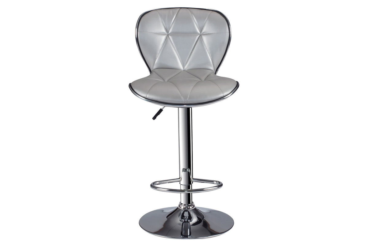 Adjustable Bar Stool - Silver