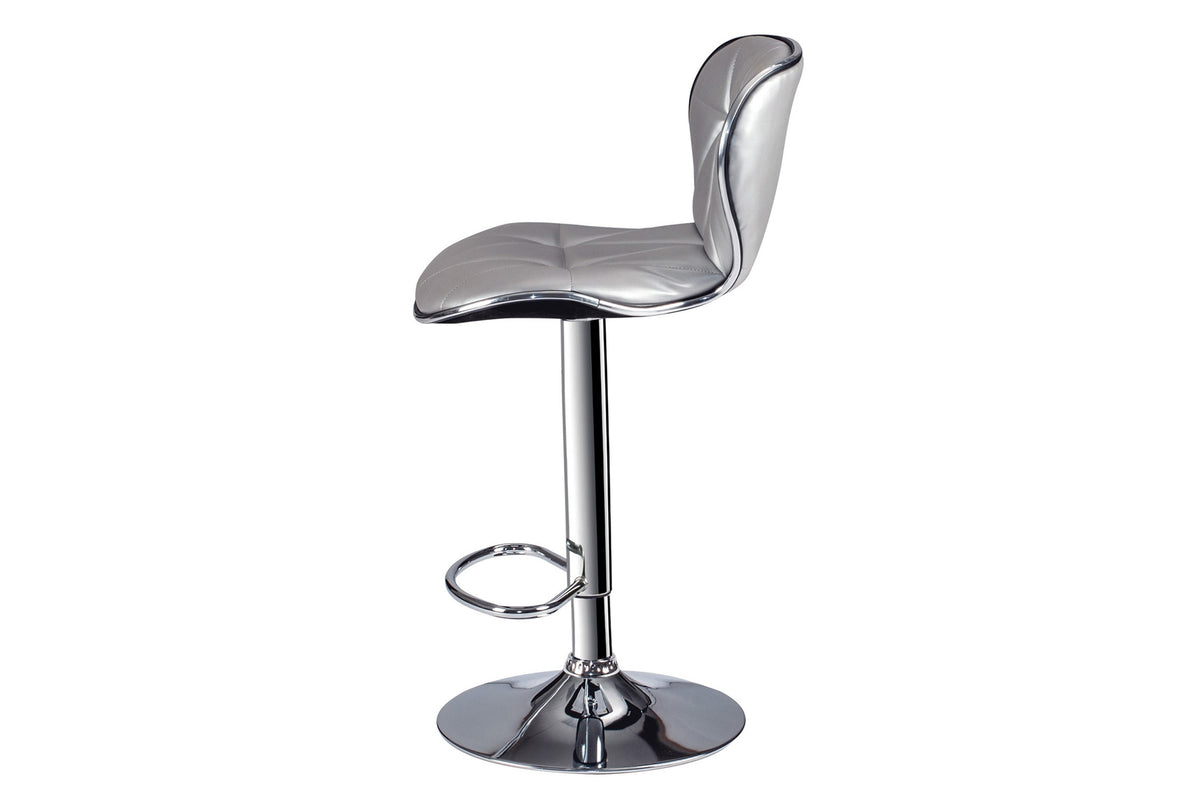 Adjustable Bar Stool - Silver