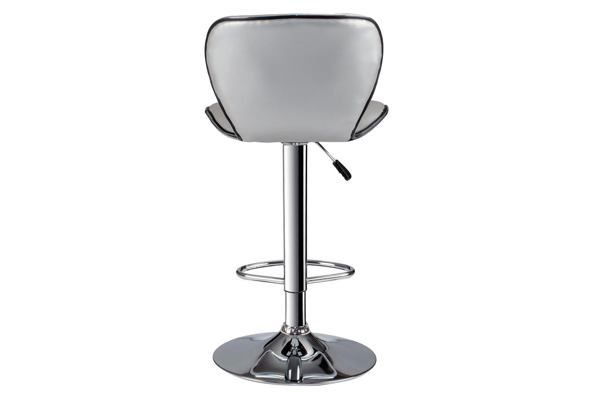 Adjustable Bar Stool - Silver