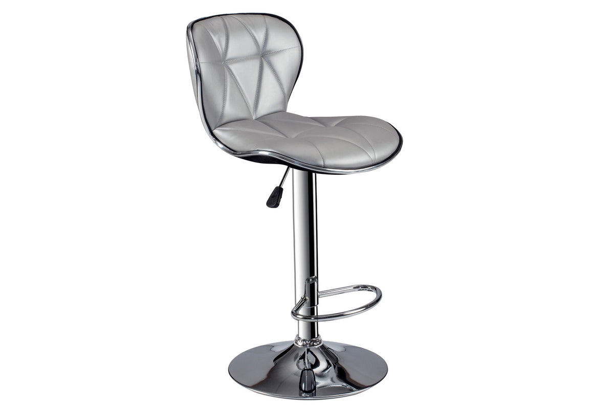 Adjustable Bar Stool - Silver