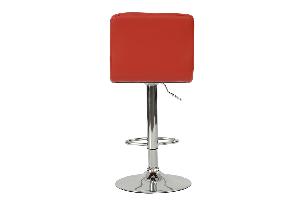 Adjustable Bar Stool - Red