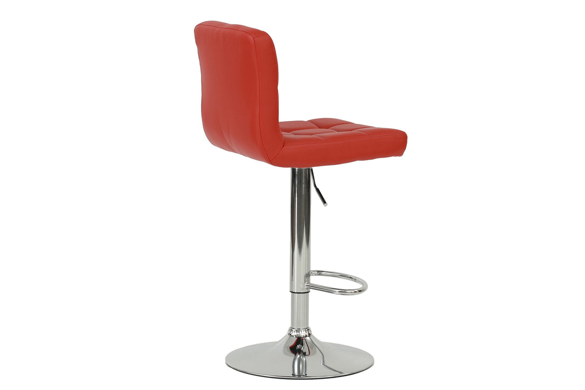 Adjustable Bar Stool - Red