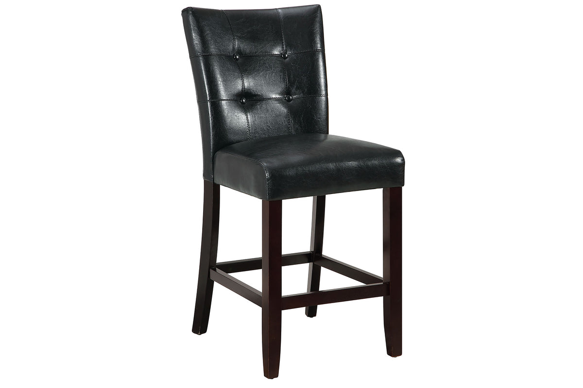 High Chair/Black Pu - Espresso