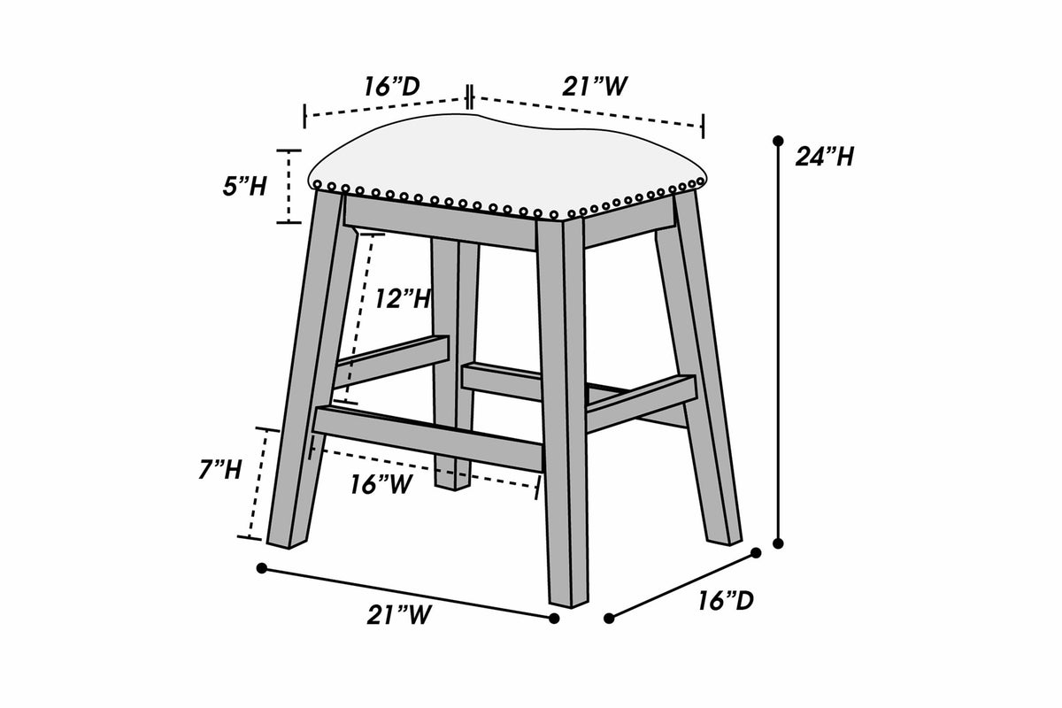 Counter Stool - Grey