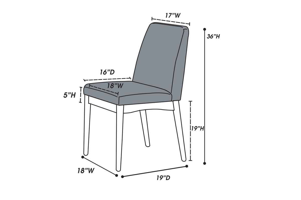 Dining Chair - Walnut