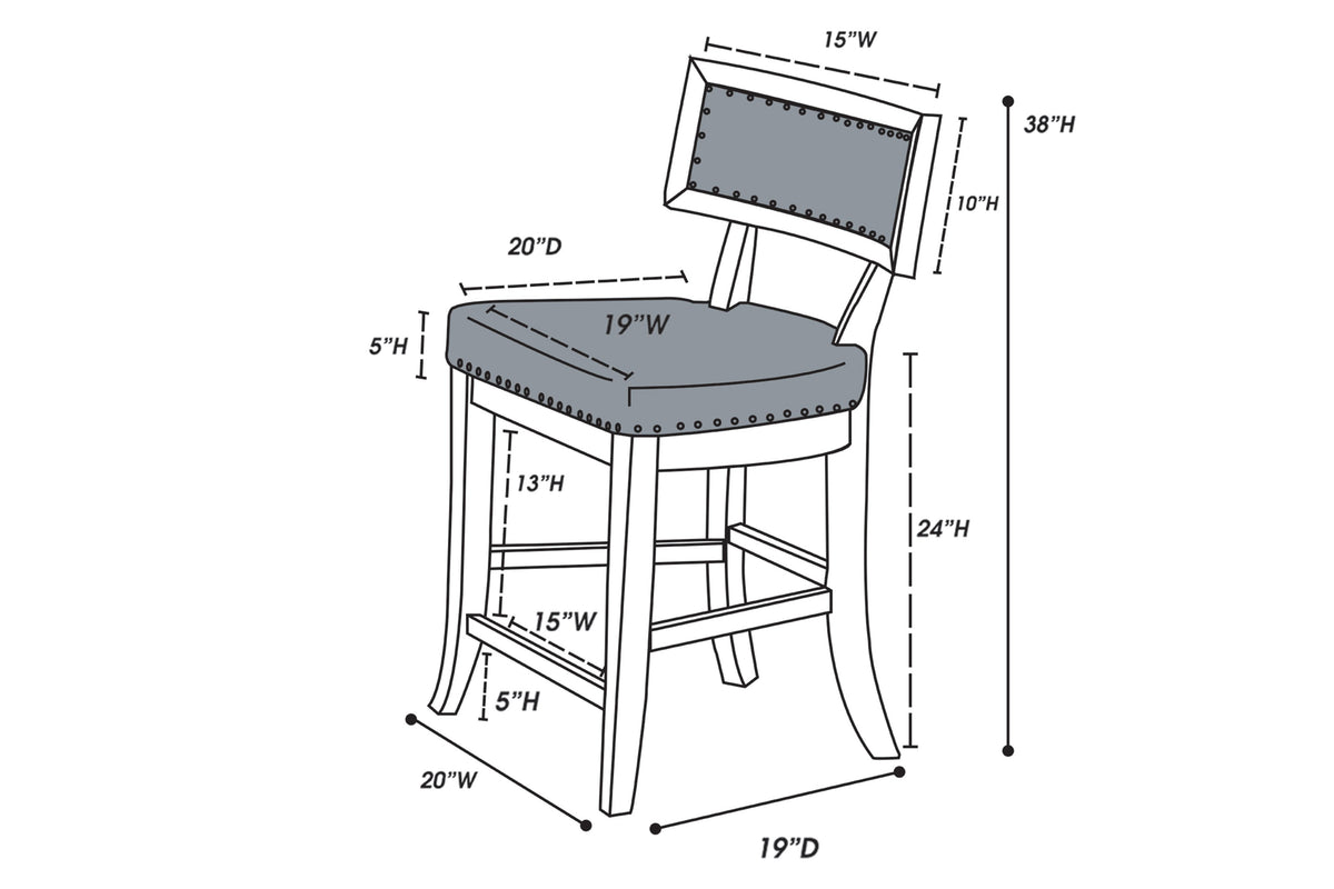 High Chair For F2568 - Espresso