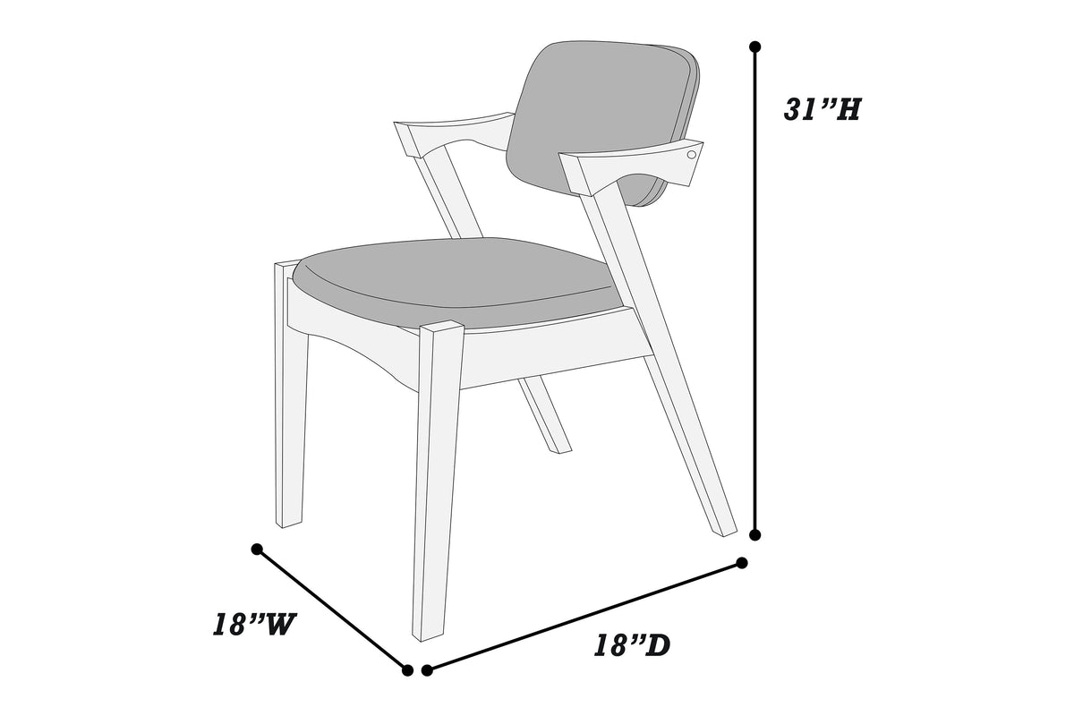 Dining Chair - Walnut