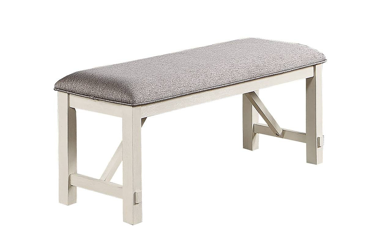 Dining Bench - White