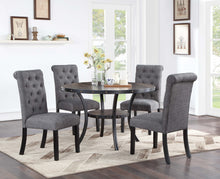 Load image into Gallery viewer, Dining Chair - Charcoal/Black Silver