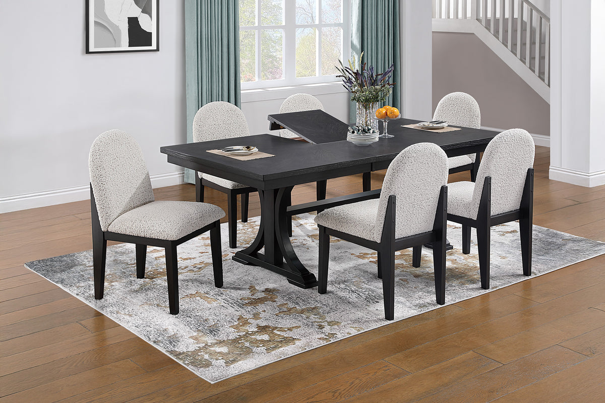 Dining Chair - White/Black