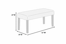 Load image into Gallery viewer, Dining Bench - Black