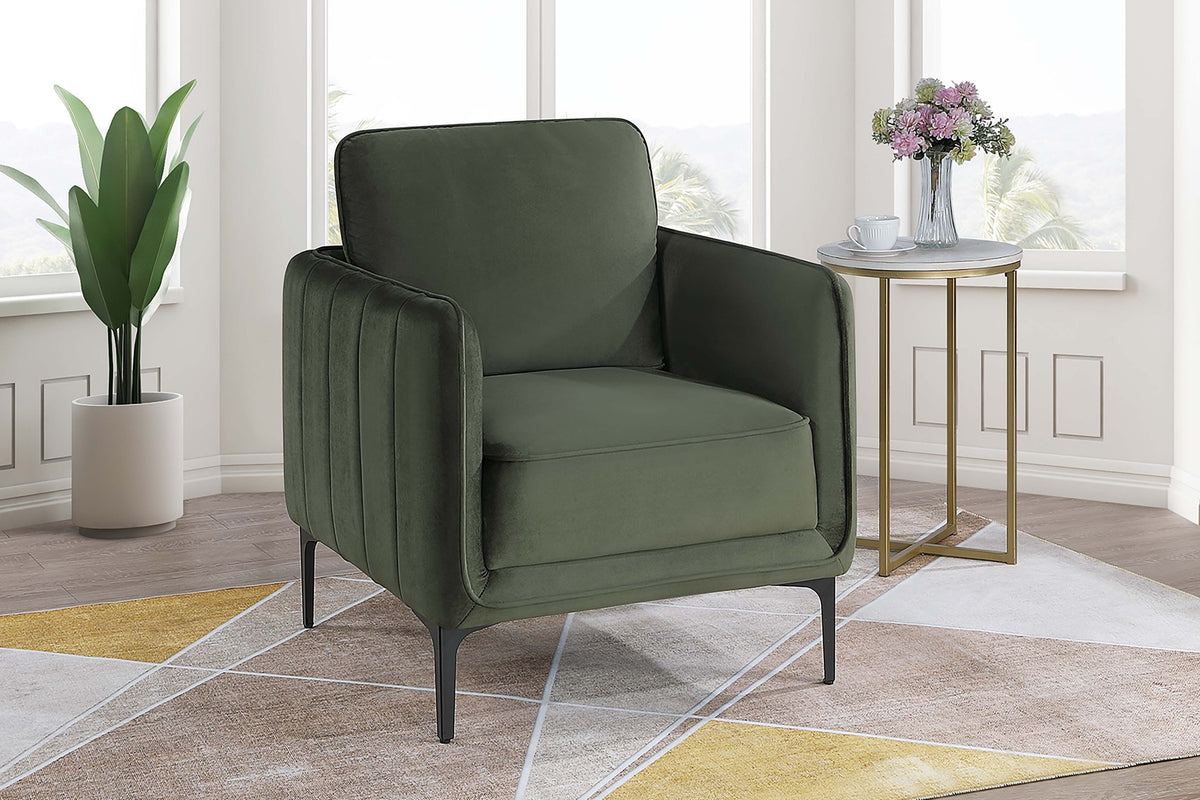 Accent Chair - Dark Green