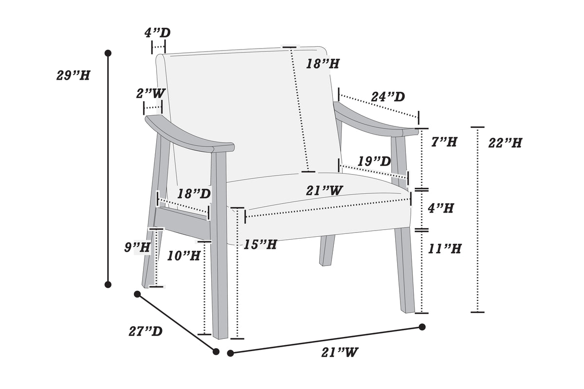 Accent Chair - White
