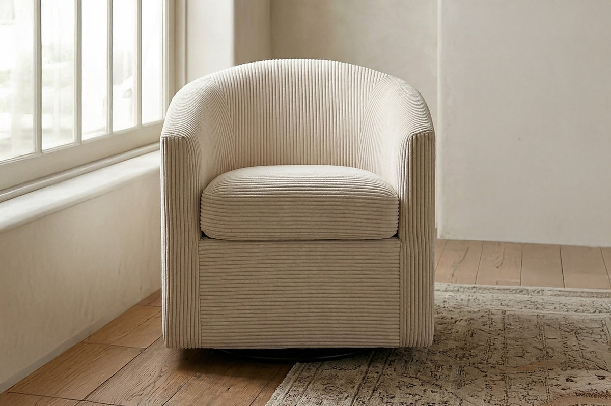 Swivel Chair - Beige