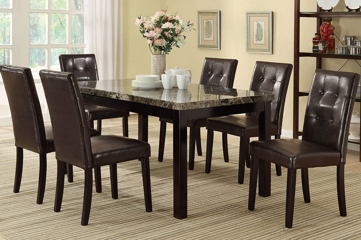7 pcs dining set f2093/f1078-POU