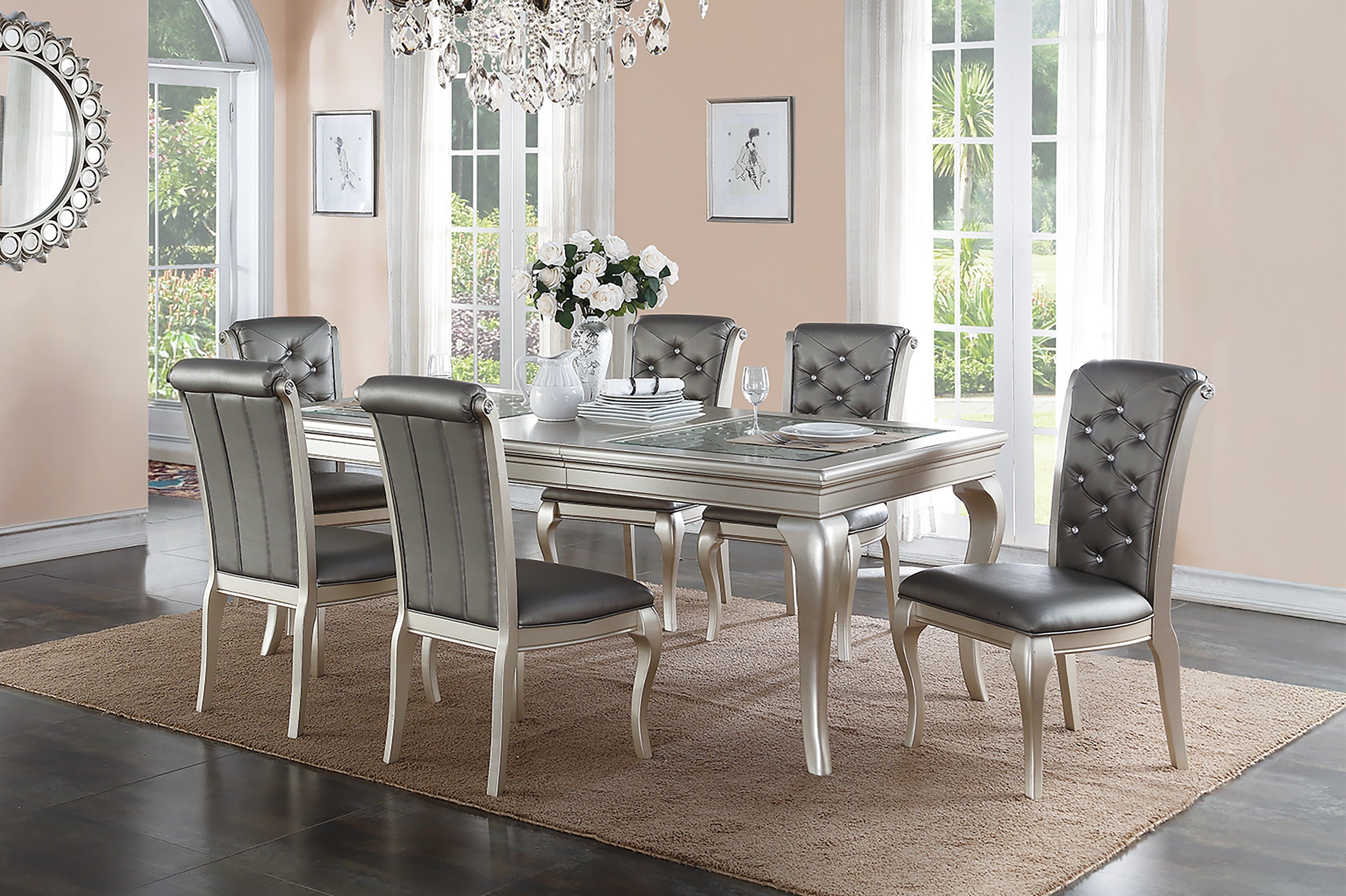 Dining Table - Silver