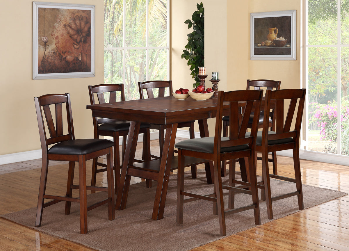 Counter Height Table - Walnut